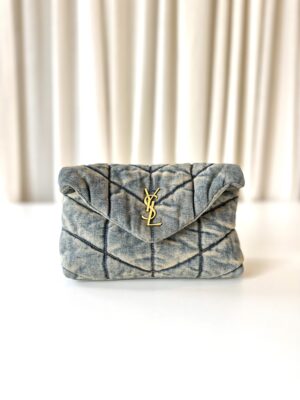 Saint Laurent denim Puffer Toy