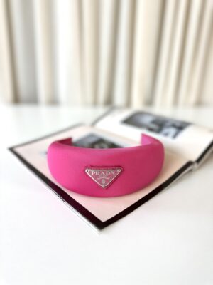 Prada headband pink