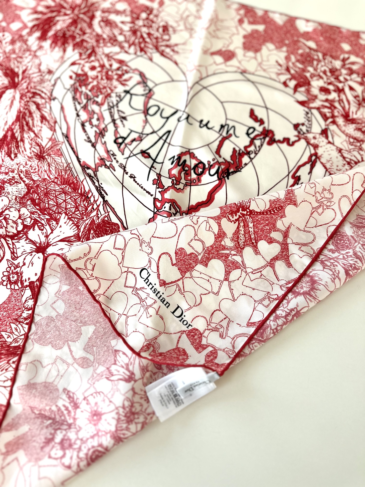 Dior scarf red - Image 3