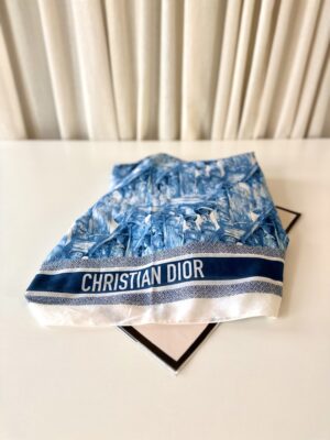 Dior scarf blue