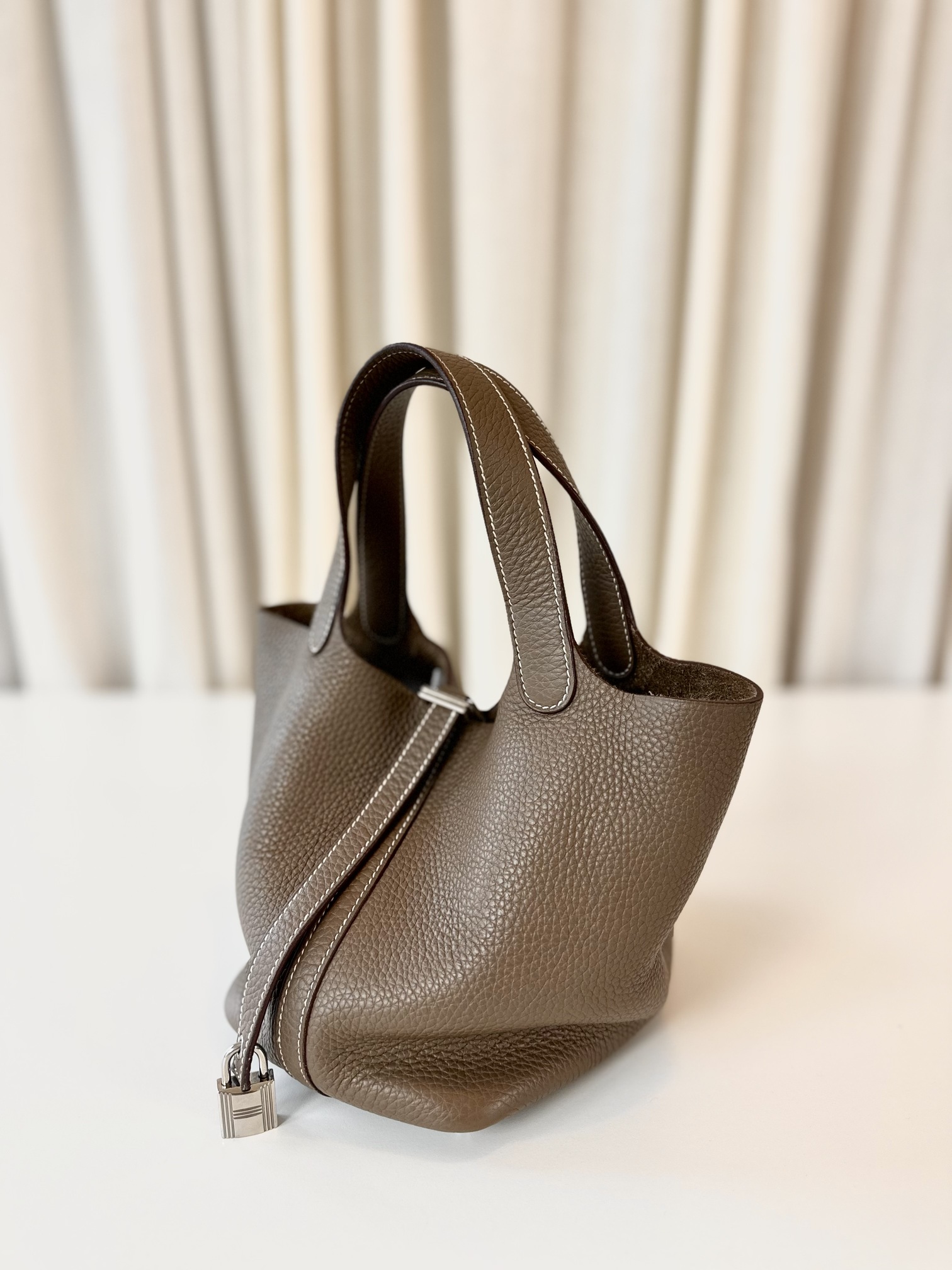 Hermes Picotin 18 Etoupe - Image 3