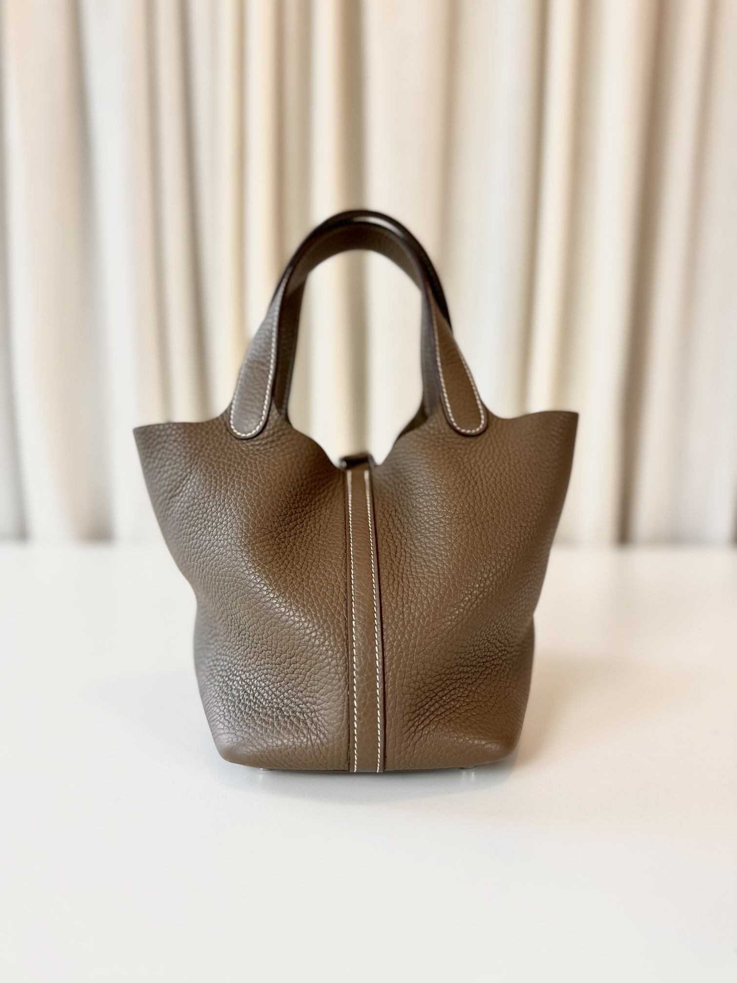 Hermes Picotin 18 Etoupe - Image 4