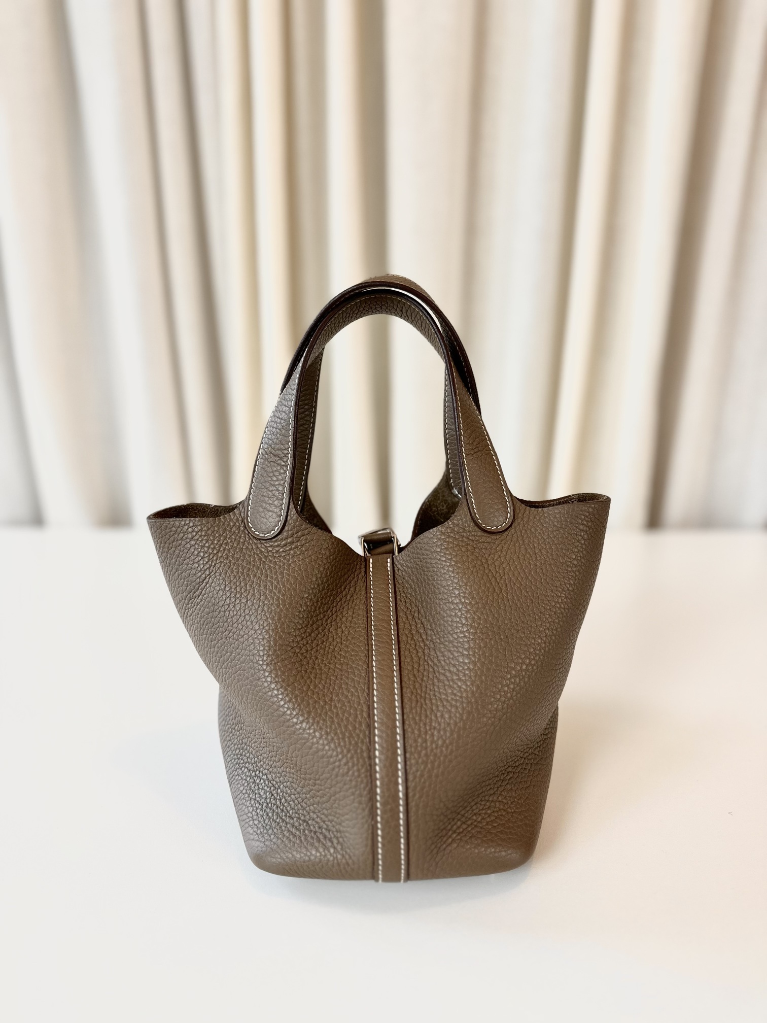 Hermes Picotin 18 Etoupe - Image 5