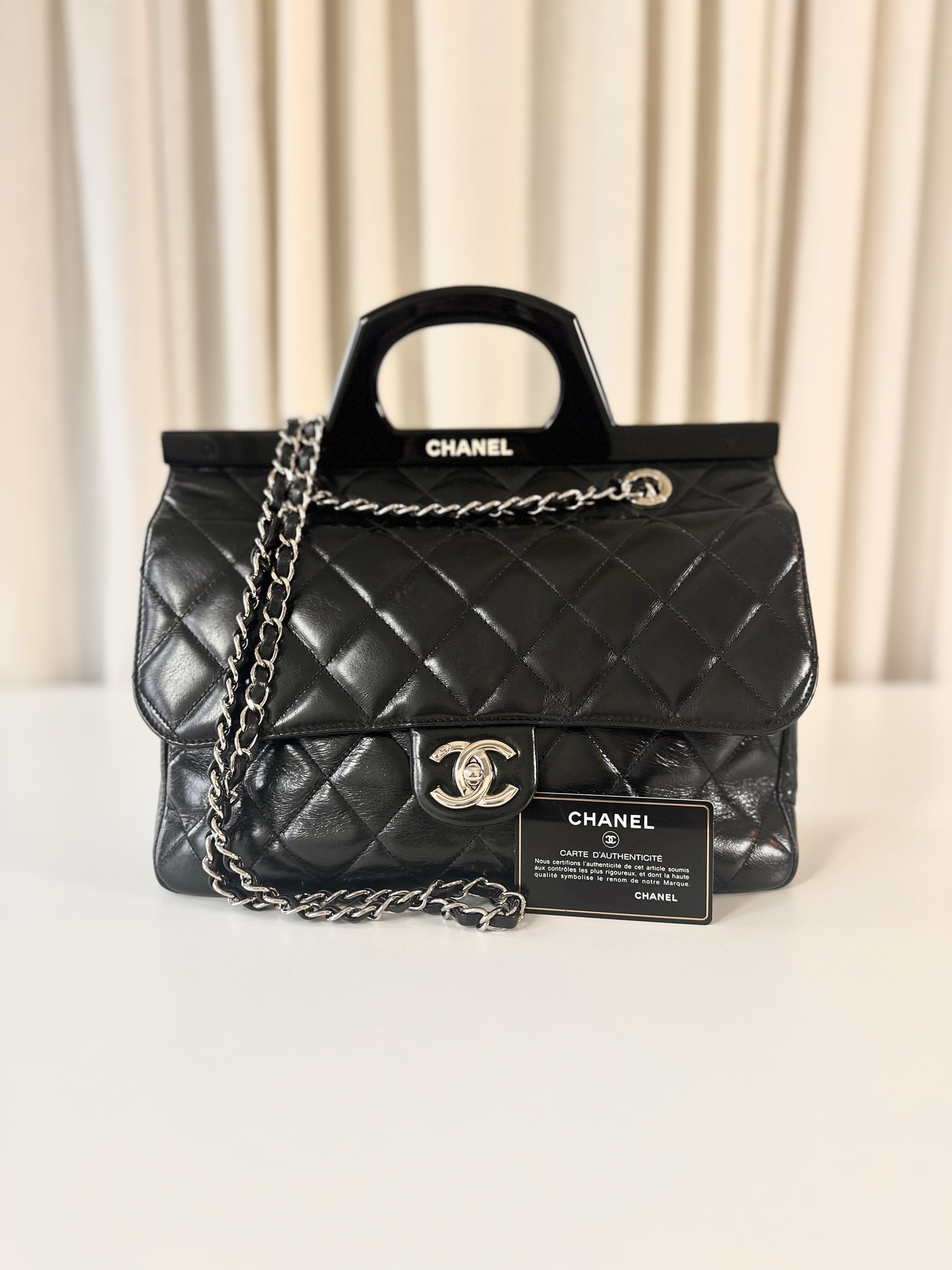 Rare Chanel delivery flap bag - Image 13