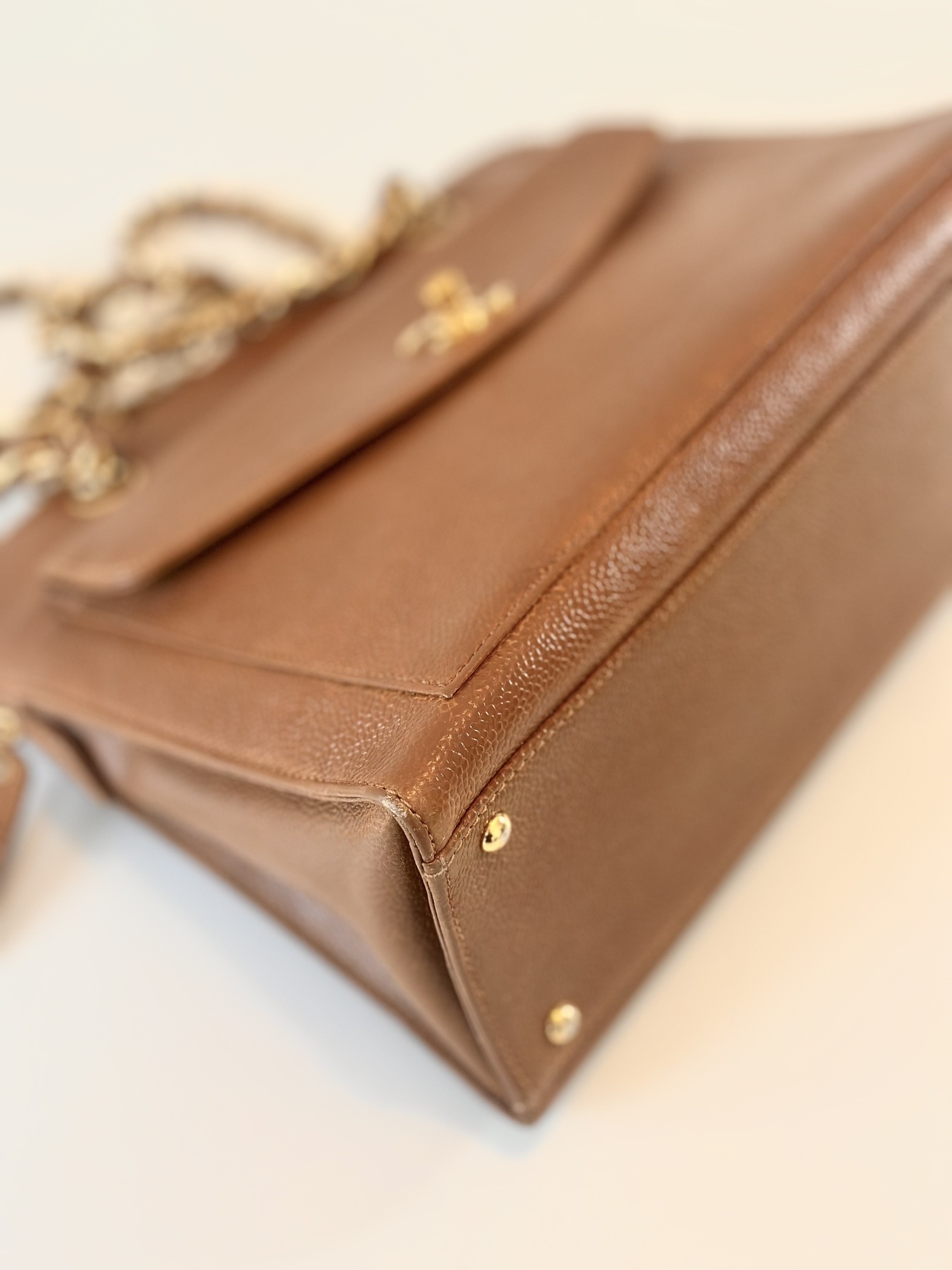 Chanel shoulder bag brown - Image 7