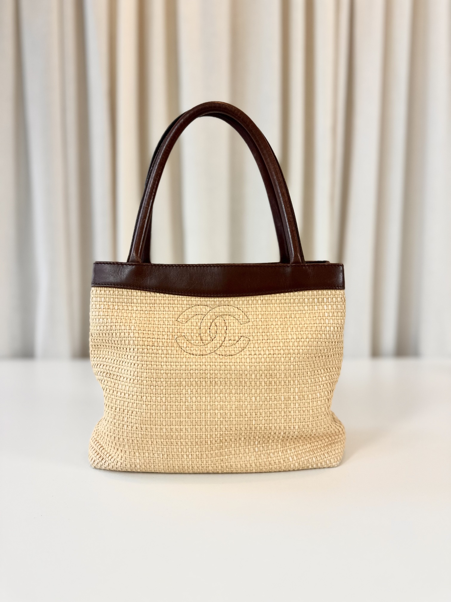 Chanel rotan handbag