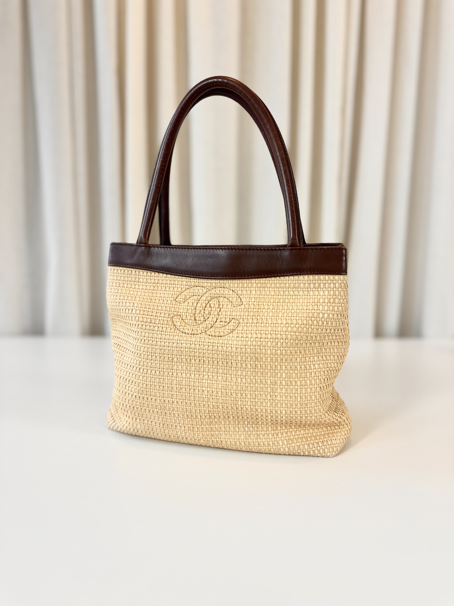 Chanel rotan handbag - Image 2