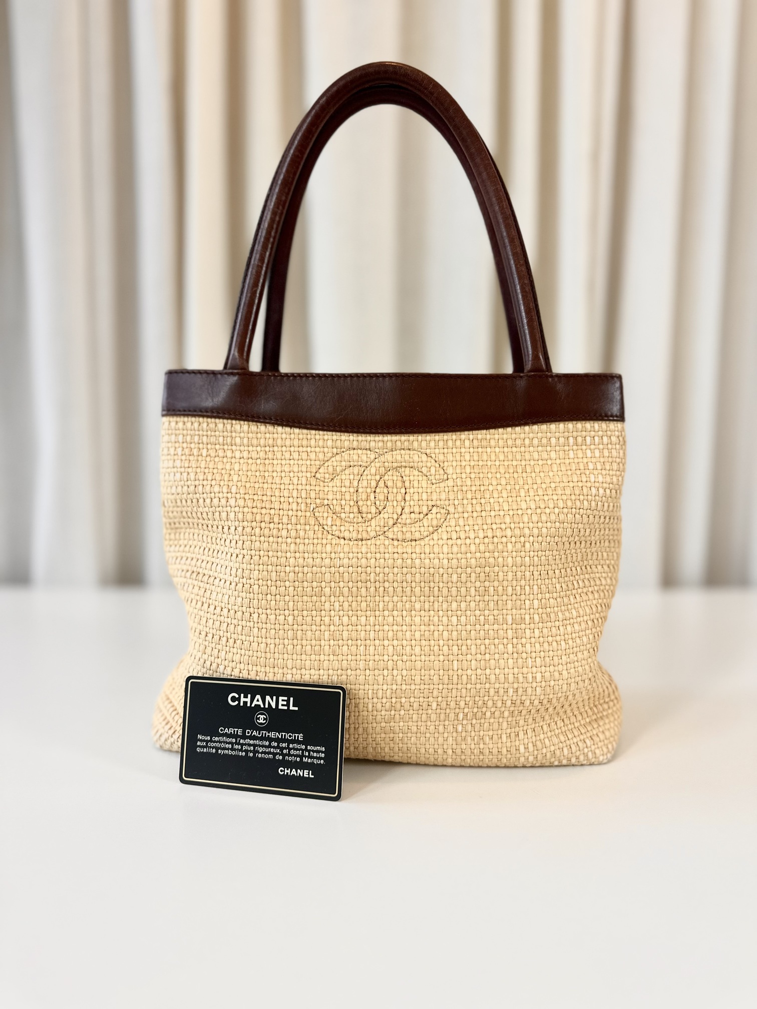 Chanel rotan handbag - Image 14