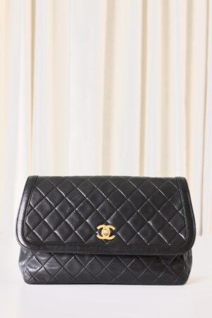 Chanel single flap bag + wallet