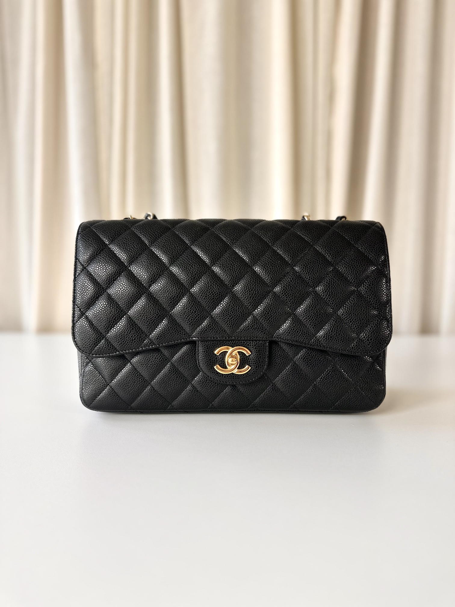 Chanel caviar Jumbo