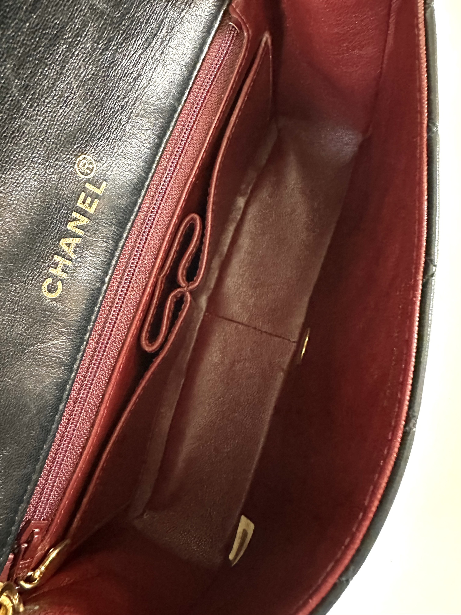 Chanel vintage full flap bag - Image 11