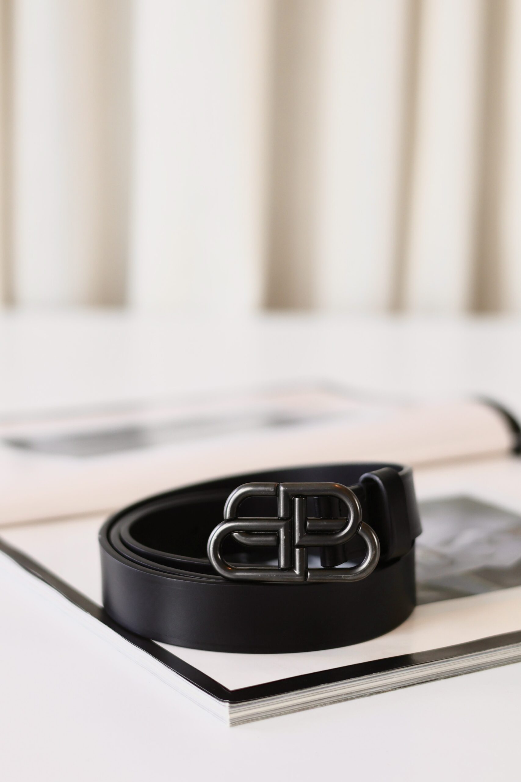 Balenciaga black belt