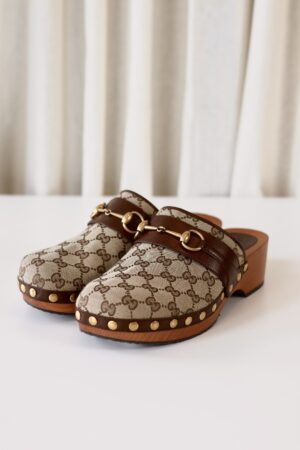 Gucci clogs monogram