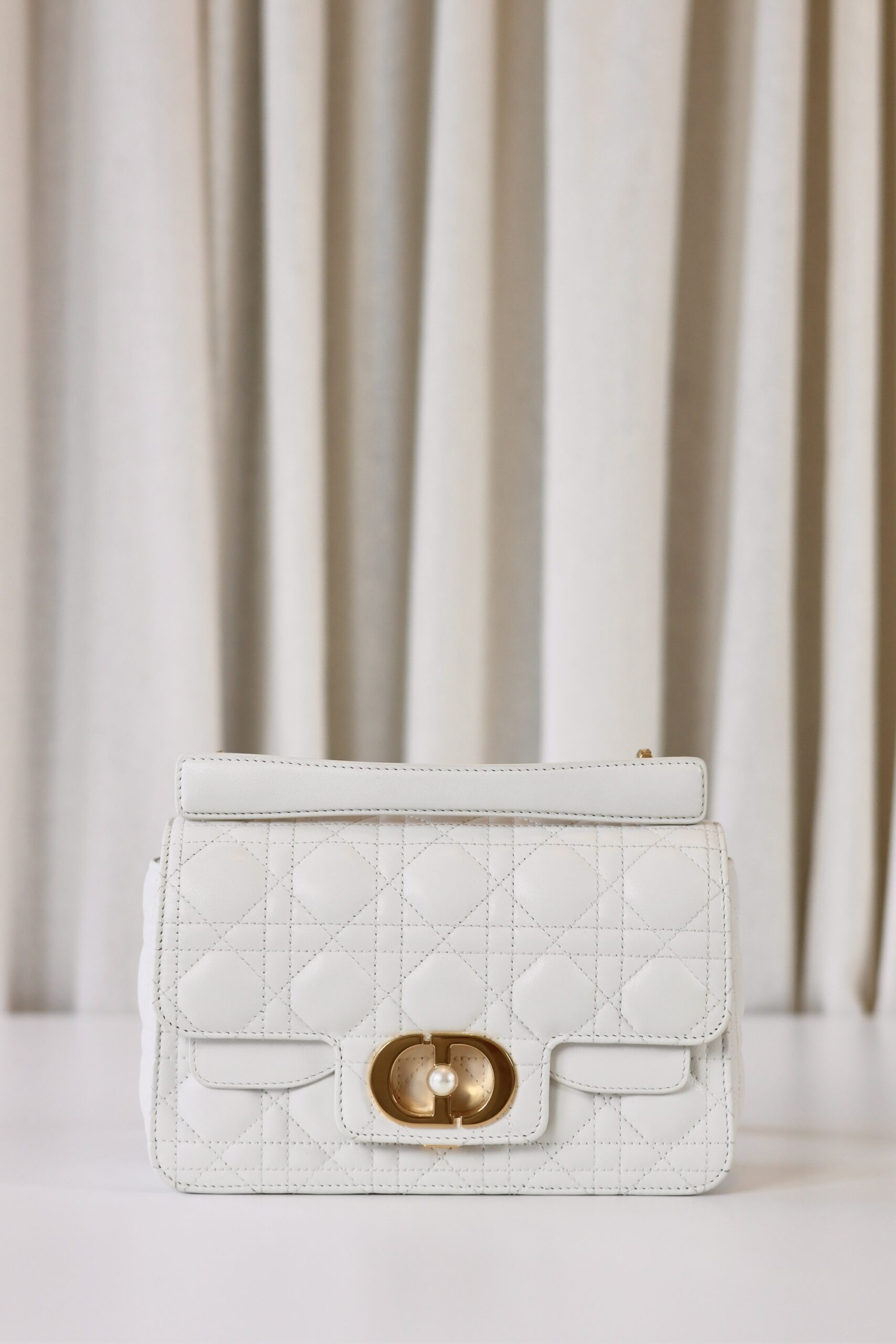 Dior Jolie top handle white