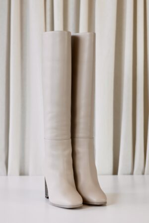 Hermes leather boots