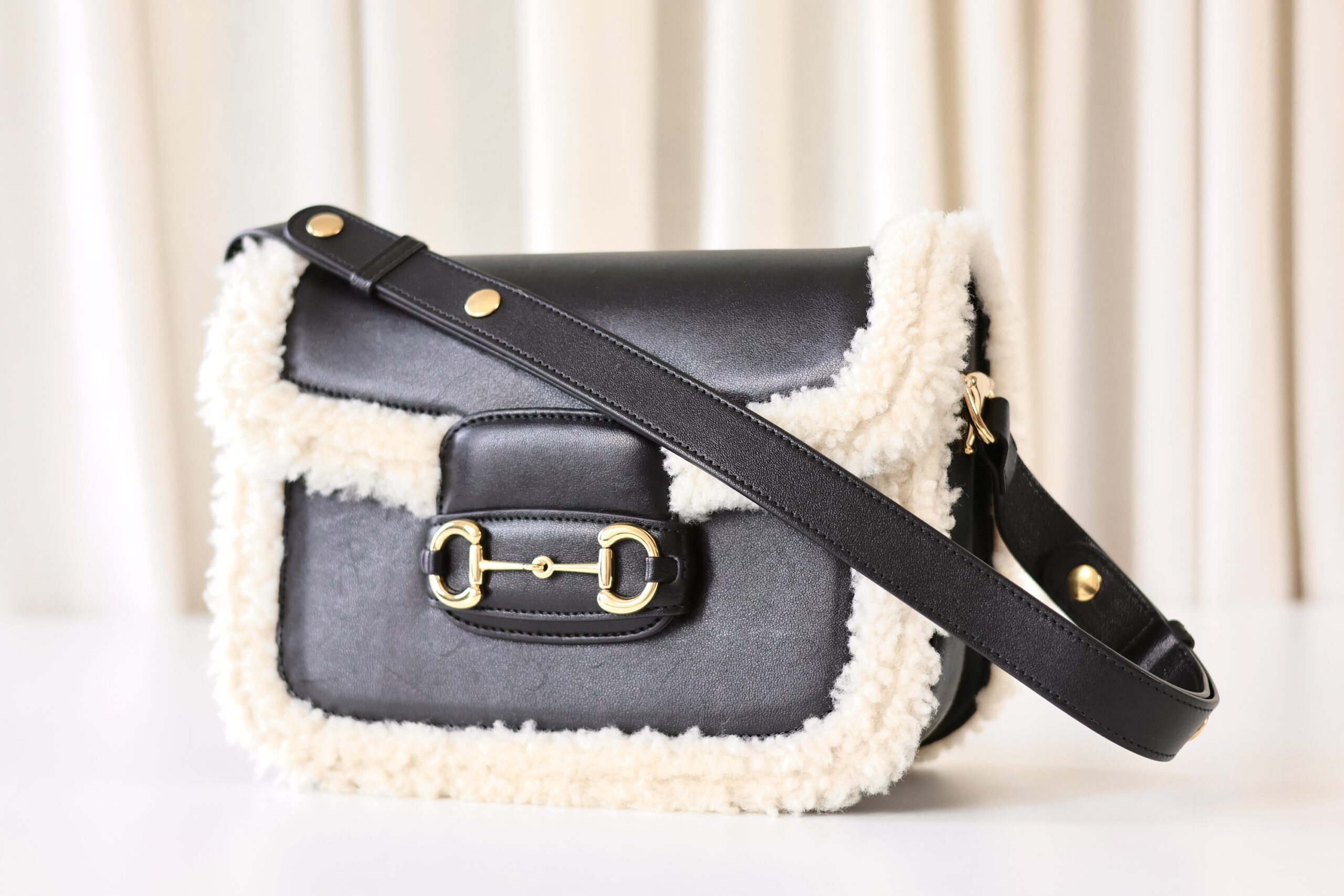 Gucci horsebit 1955 shearling - Image 3