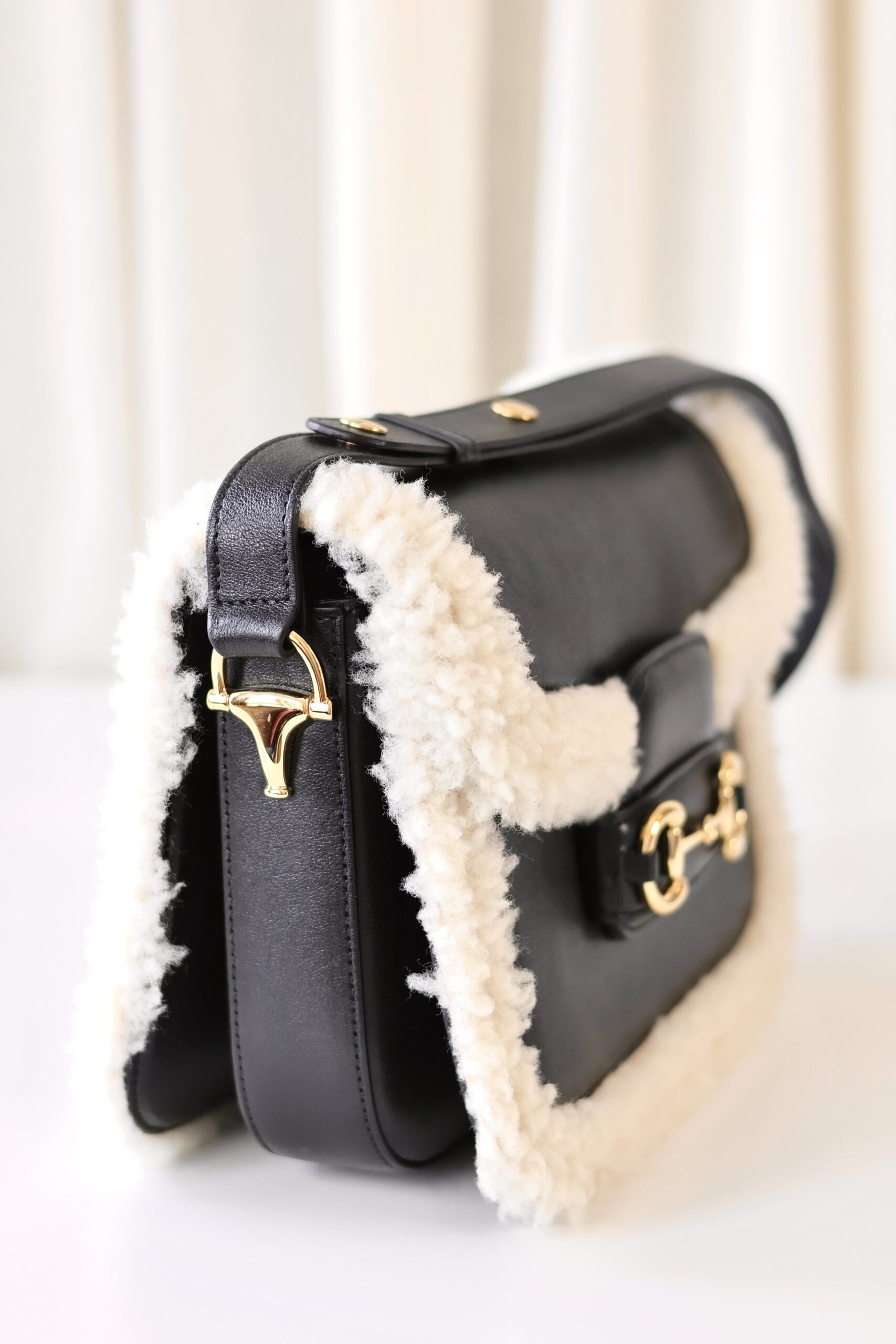 Gucci horsebit 1955 shearling - Image 4