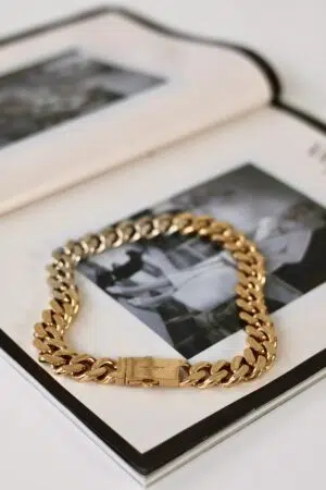 Saint Laurent choker chain gold