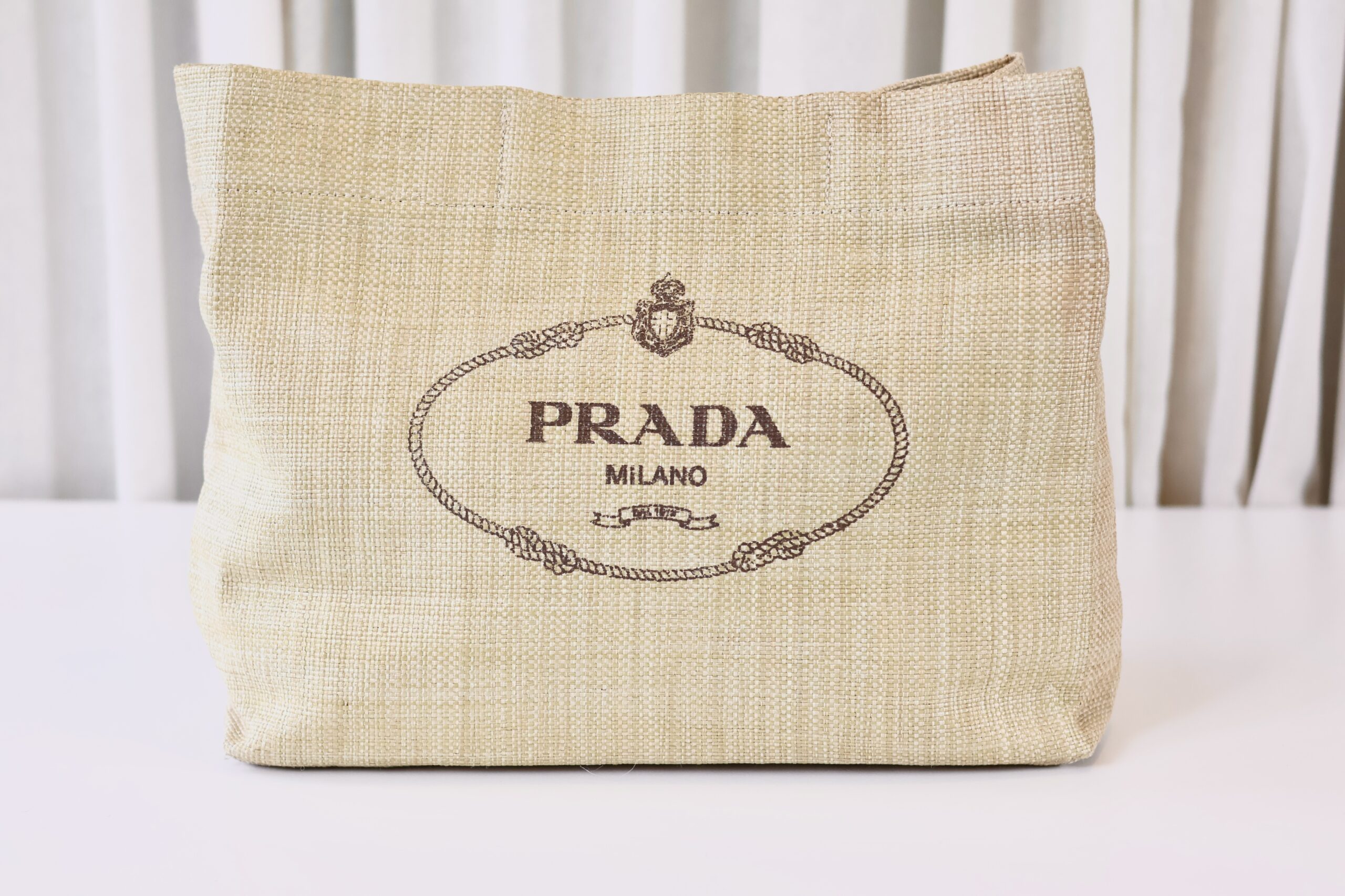 Prada raffia bag - Image 4