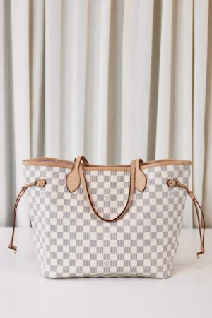 Louis Vuitton Neverfull MM azur ebene