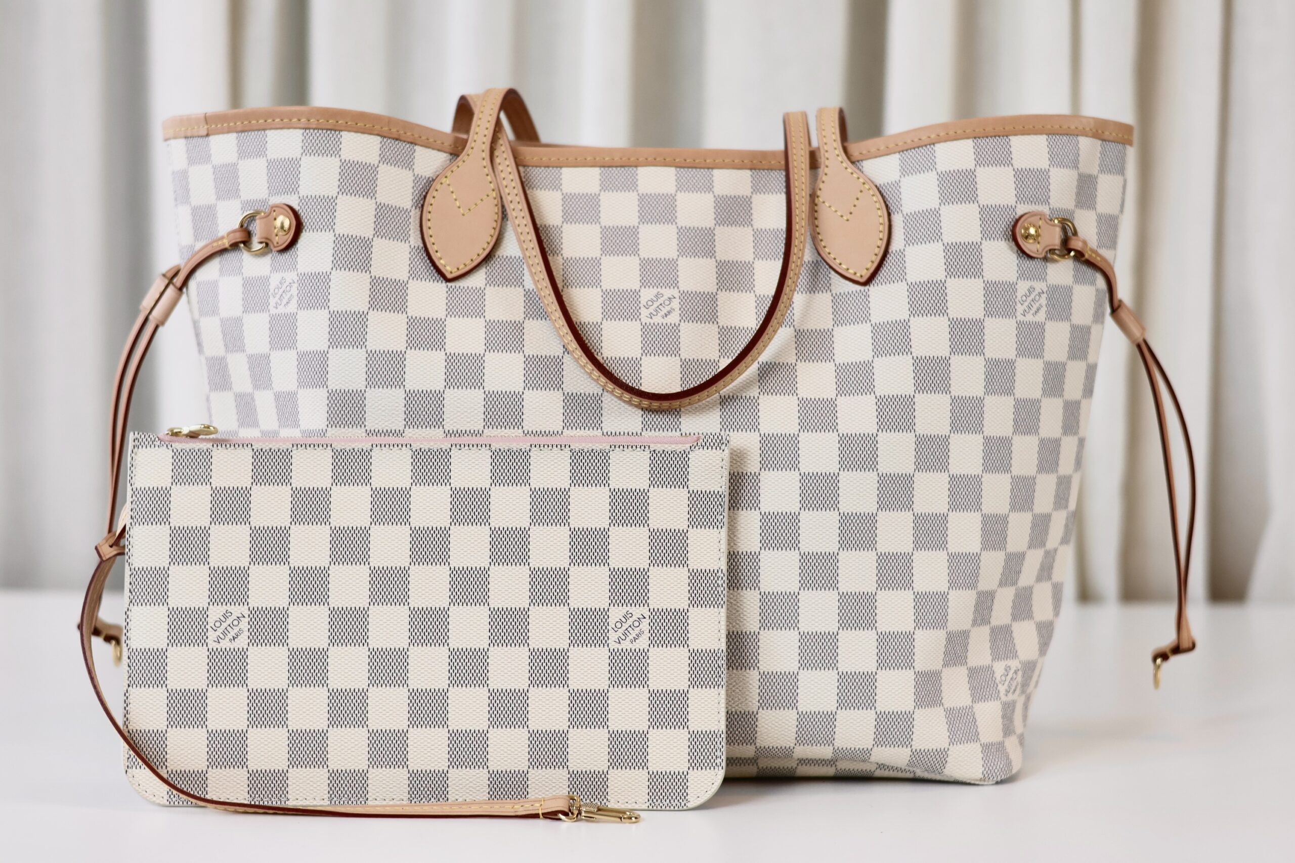 Louis Vuitton Neverfull MM azur ebene - Image 7