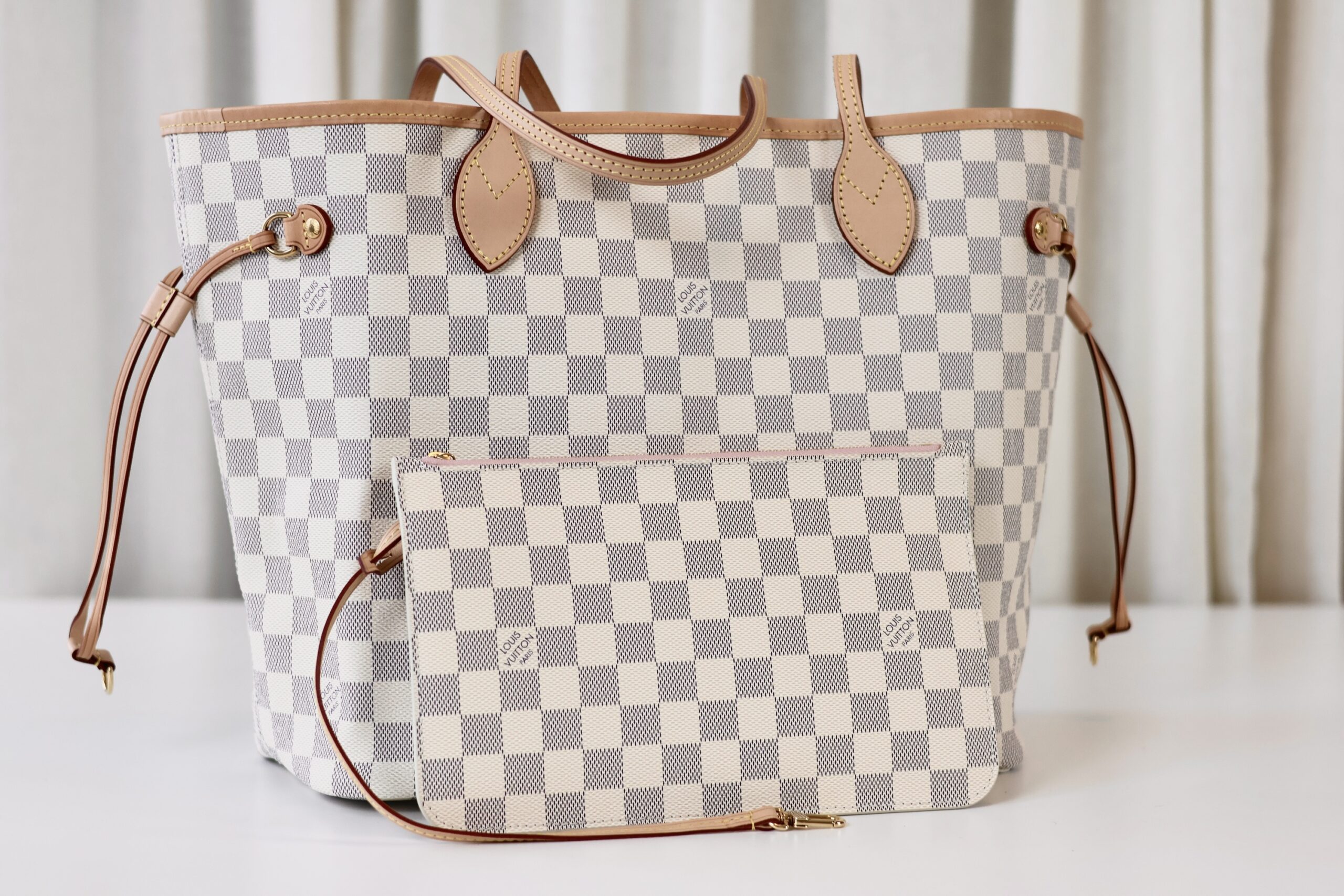 Louis Vuitton Neverfull MM azur ebene - Image 8