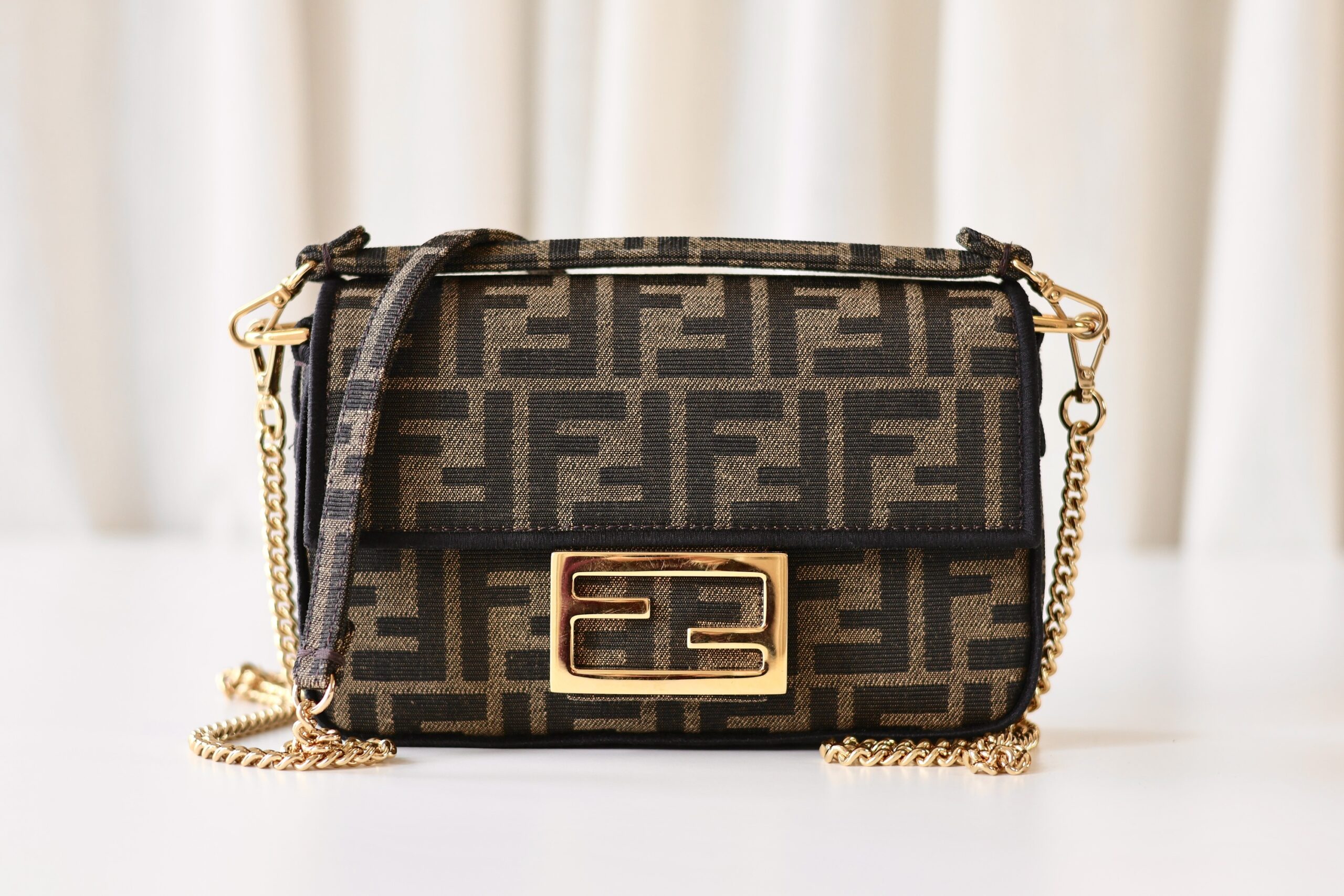 Fendi mini Baquette zucca - Image 3