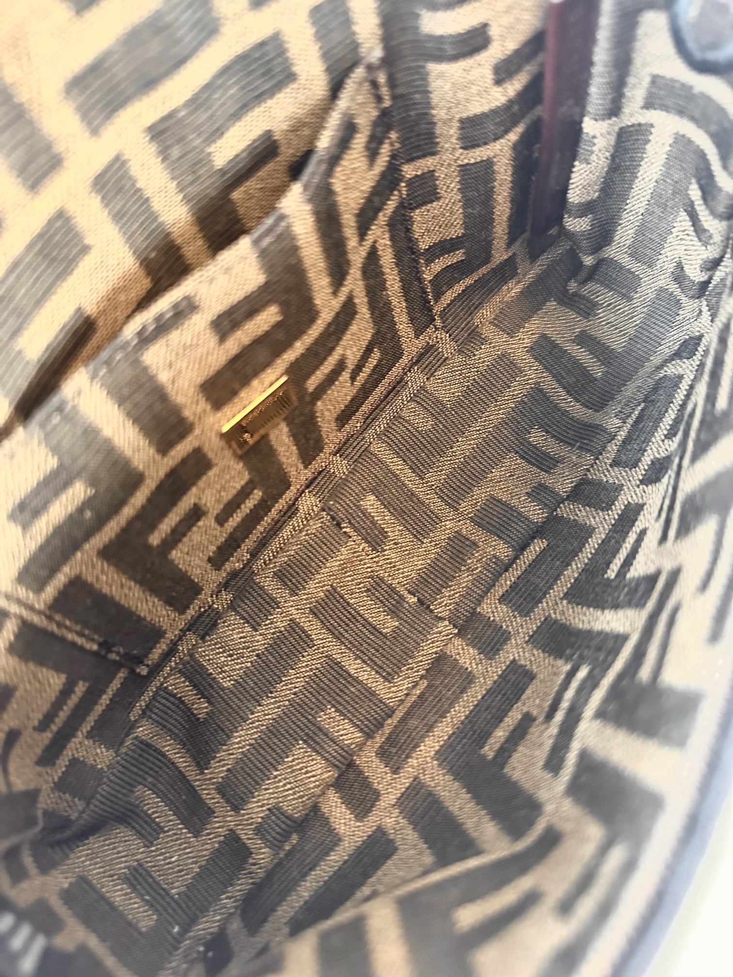 Fendi mini Baquette zucca - Image 8