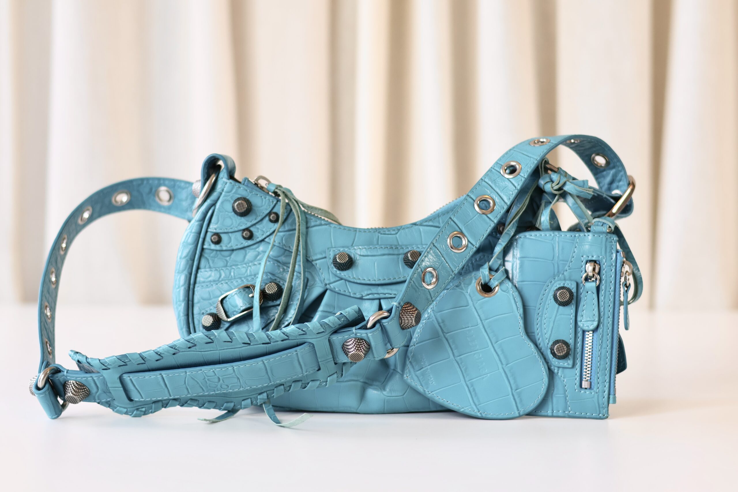 Balenciaga Le Cagole small blue - Image 3