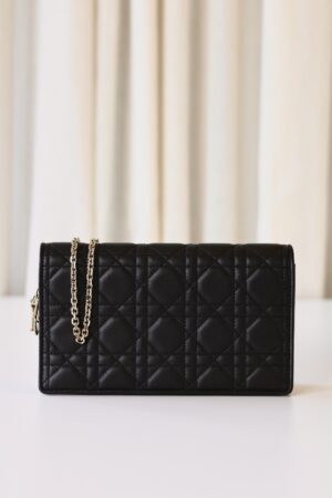 Lady Dior wallet on chain