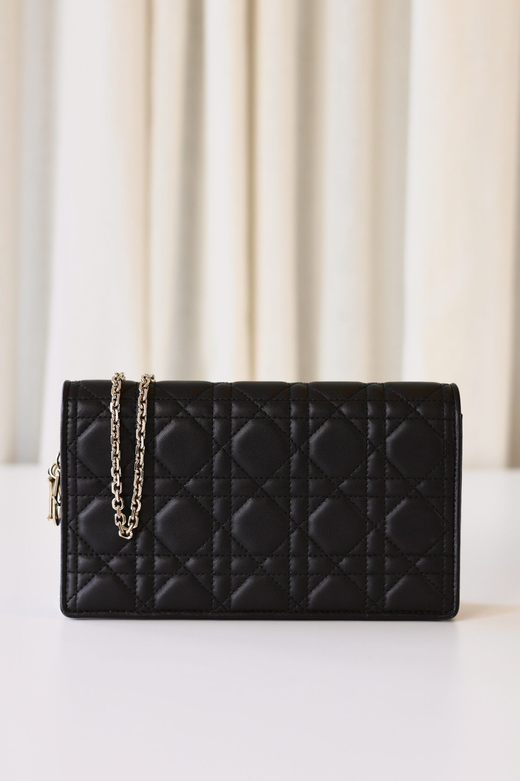 Lady Dior wallet on chain