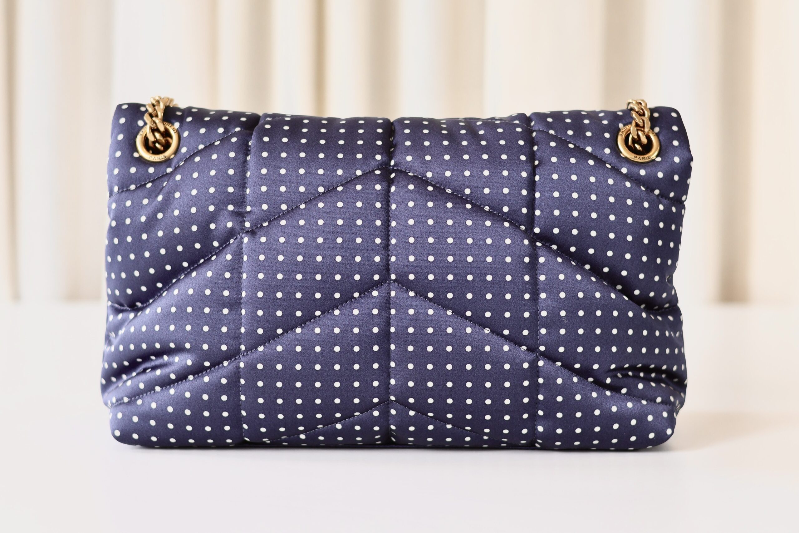 Saint Laurent Puffer satin Polka Dot - Image 4