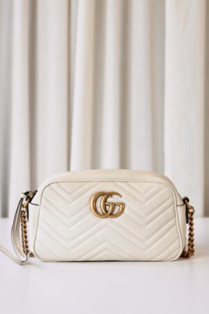 Gucci Marmont crossbody white