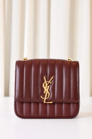 Saint Laurent Vicky bordeaux