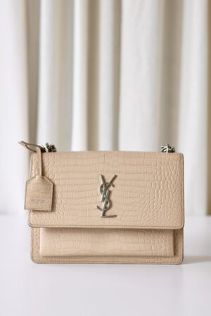 Saint Laurent Sunset medium beige