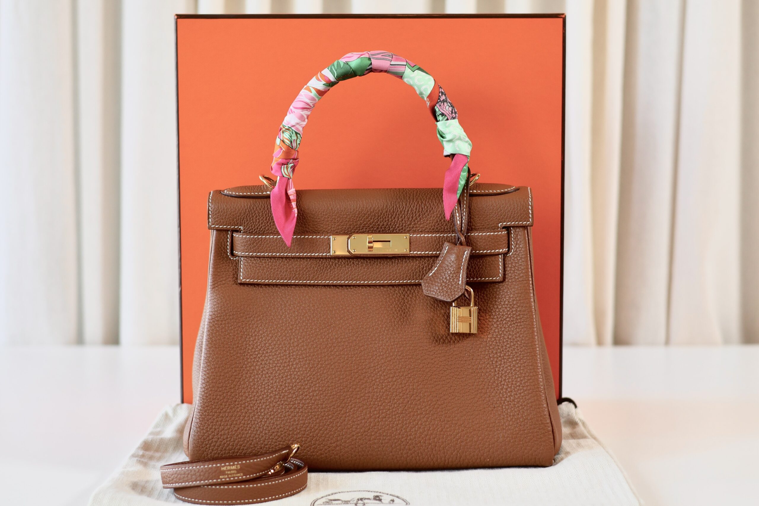 Hermes Kelly 28 gold - Image 13