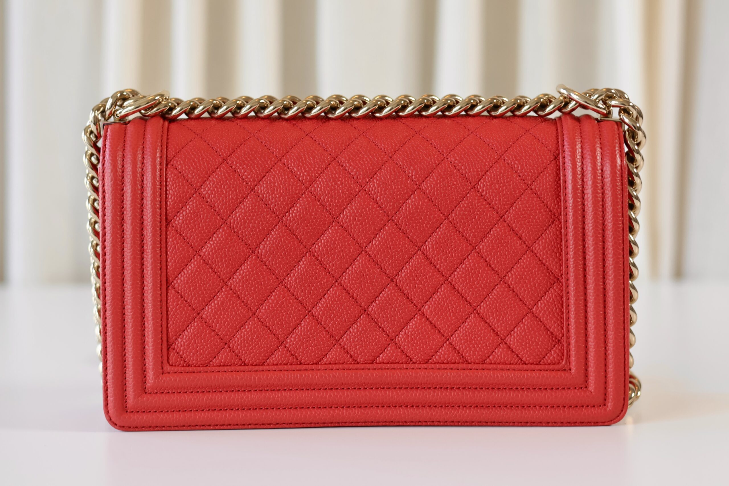 Chanel boy bag medium coral - Image 8