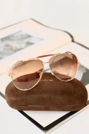 Tom Ford sunglasses gold