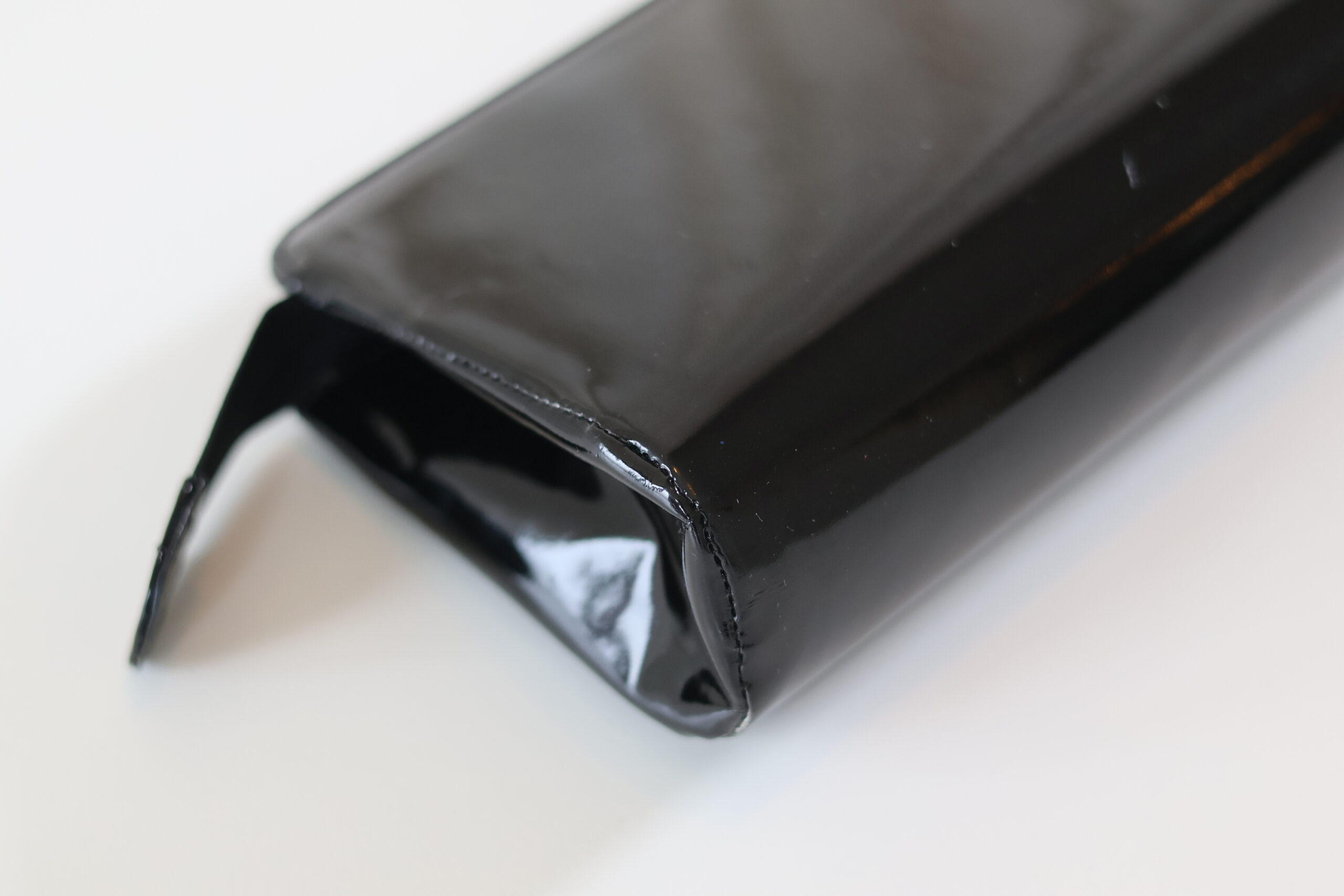 Chanel black patent pouch - Image 9