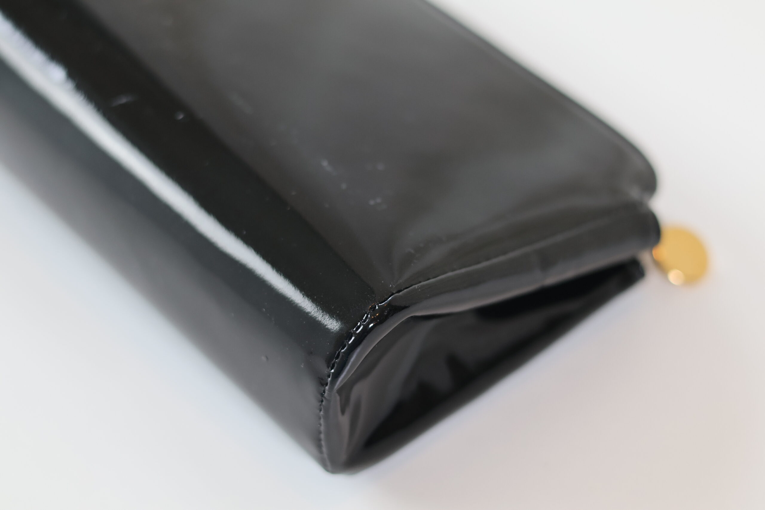 Chanel black patent pouch - Image 10