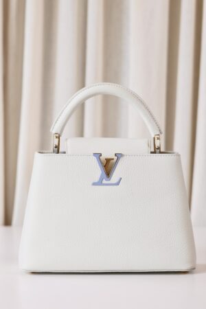 Louis Vuitton Capucines white
