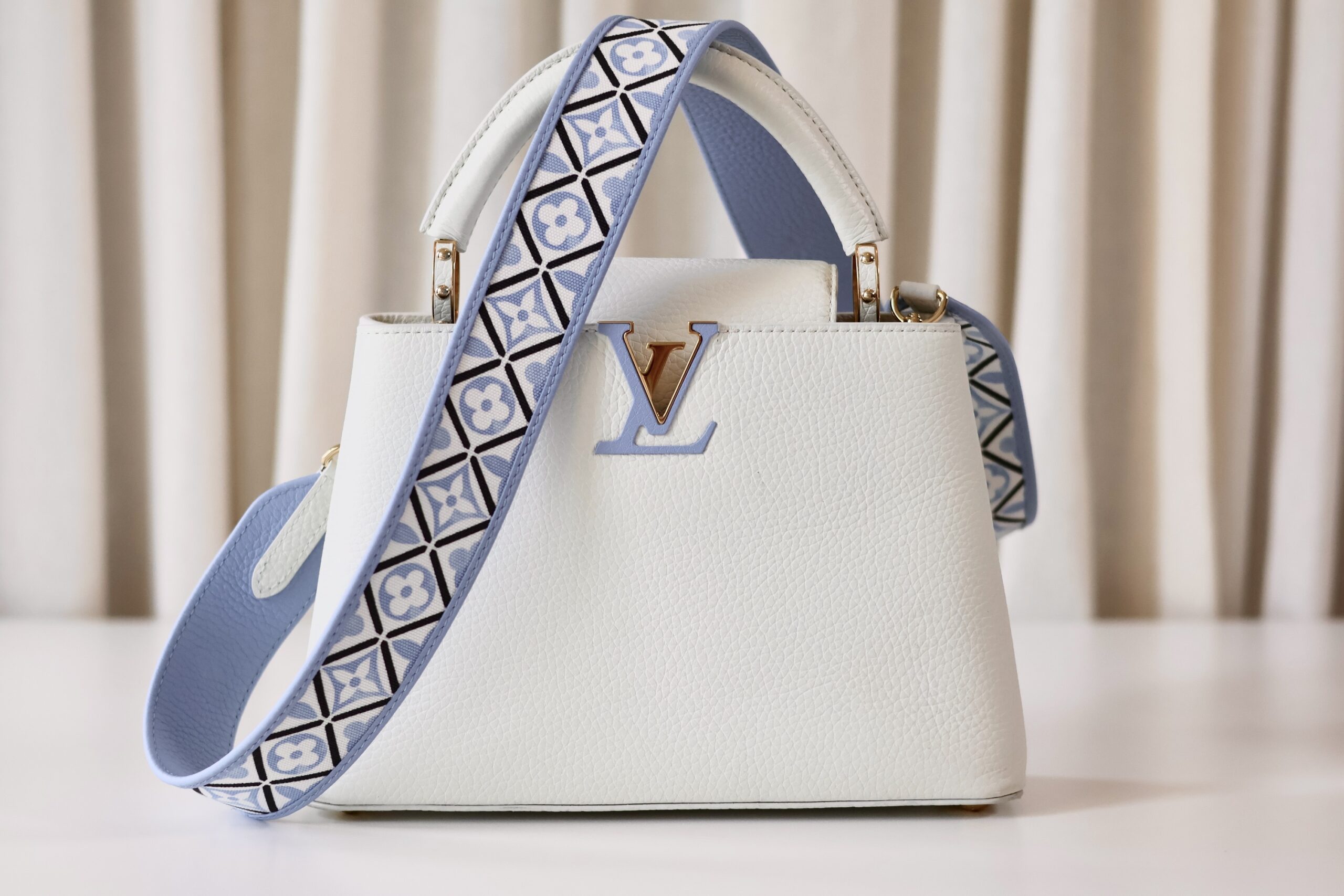 Louis Vuitton Capucines white - Image 3