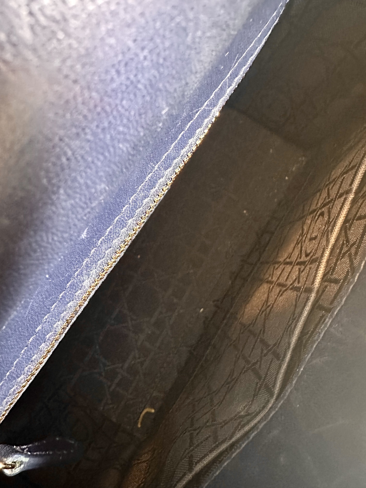 Lady Dior navy small - Image 12