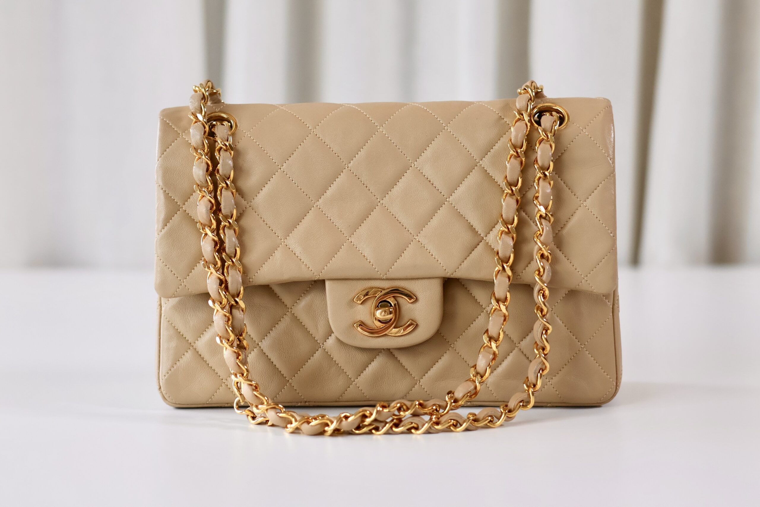 Chanel vintage classic double flap bag small - Image 3