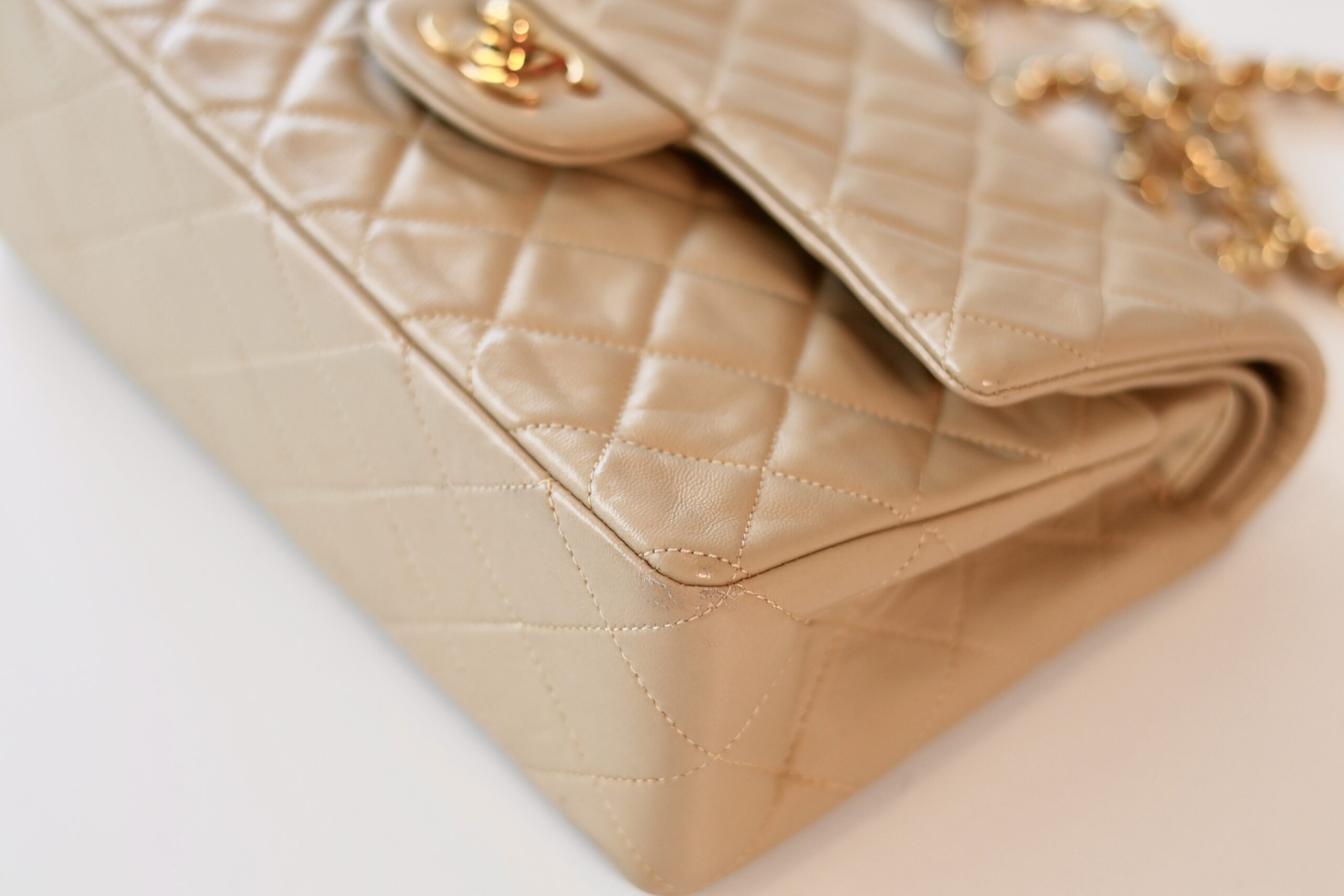 Chanel vintage classic double flap bag small - Image 7