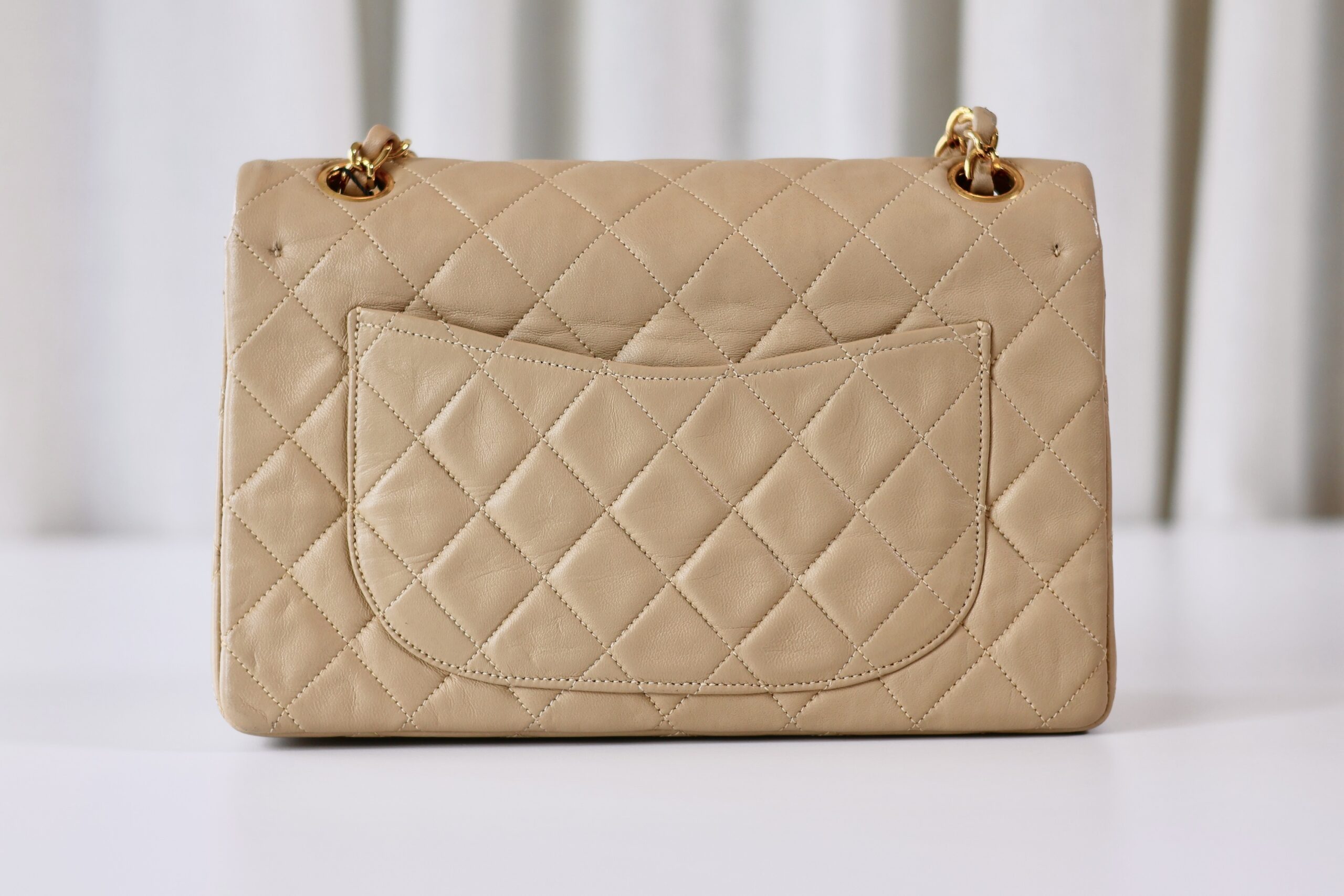 Chanel vintage classic double flap bag small - Image 5