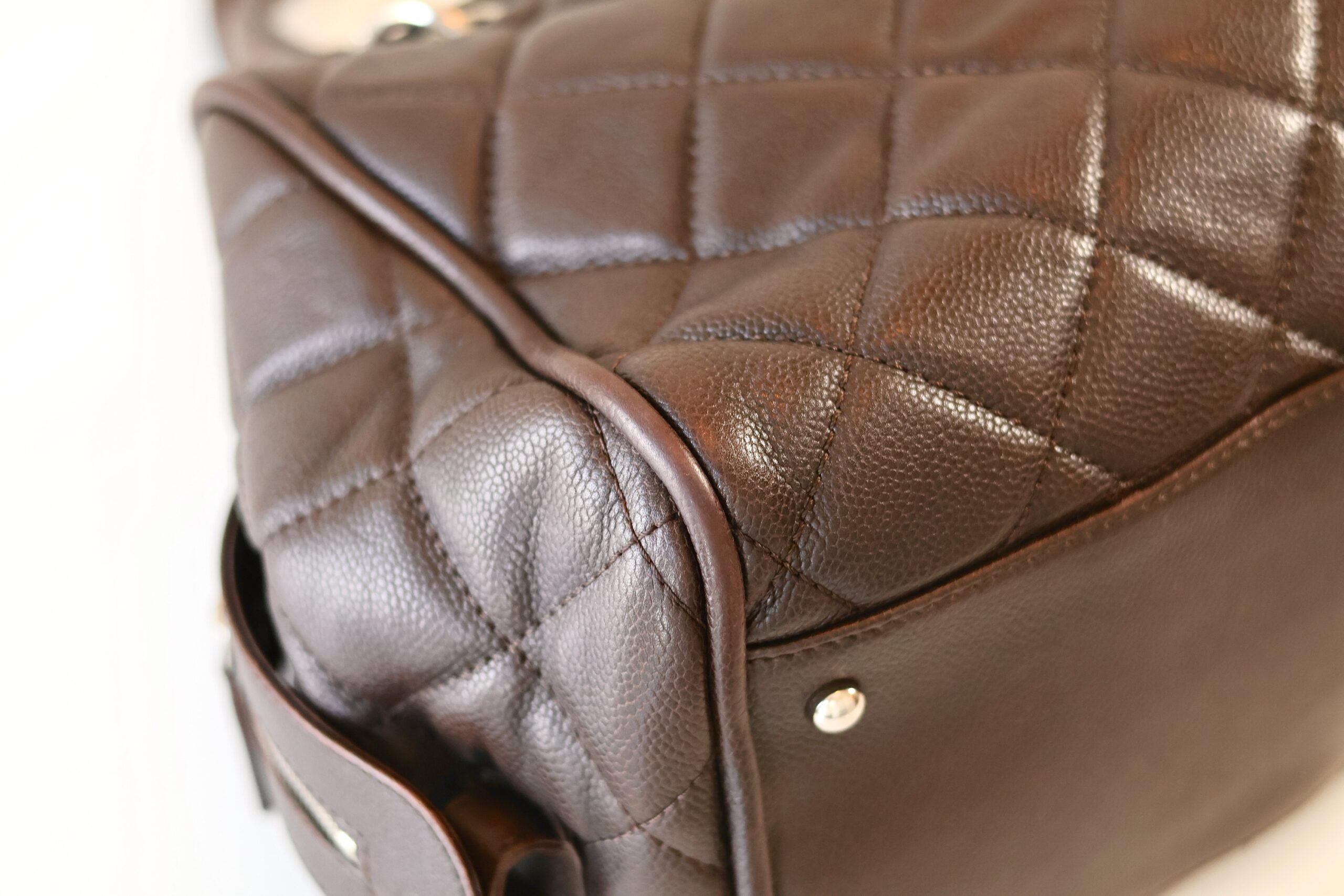 Chanel brown shoulder bag - Image 11