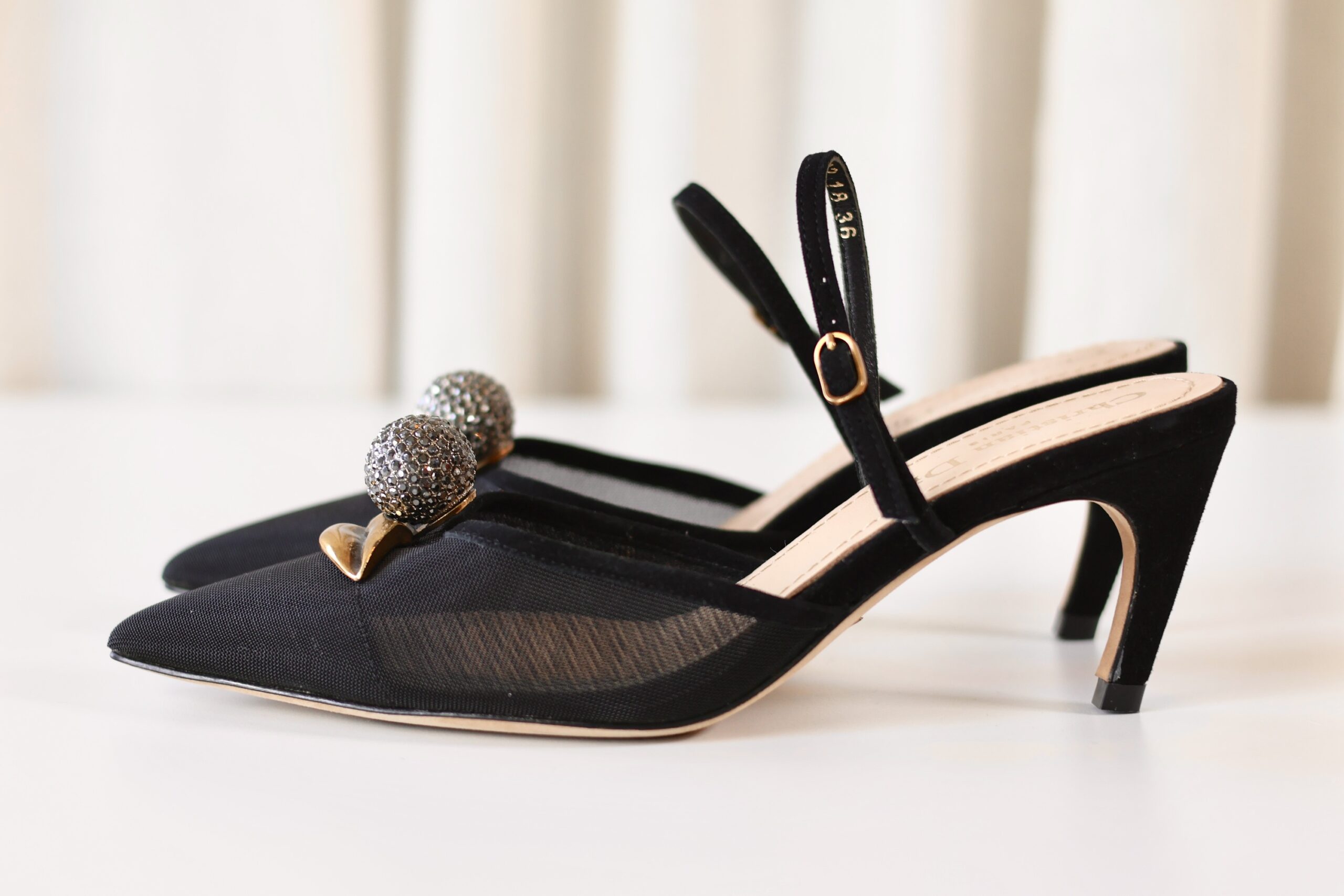 Dior black heels - Image 3