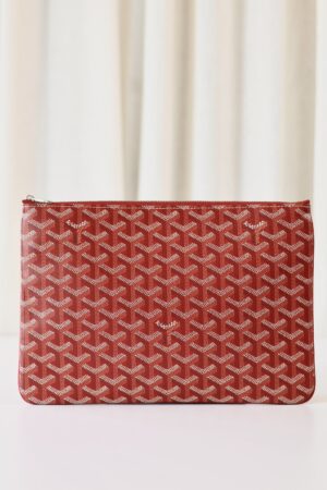 Goyard Senat clutch red