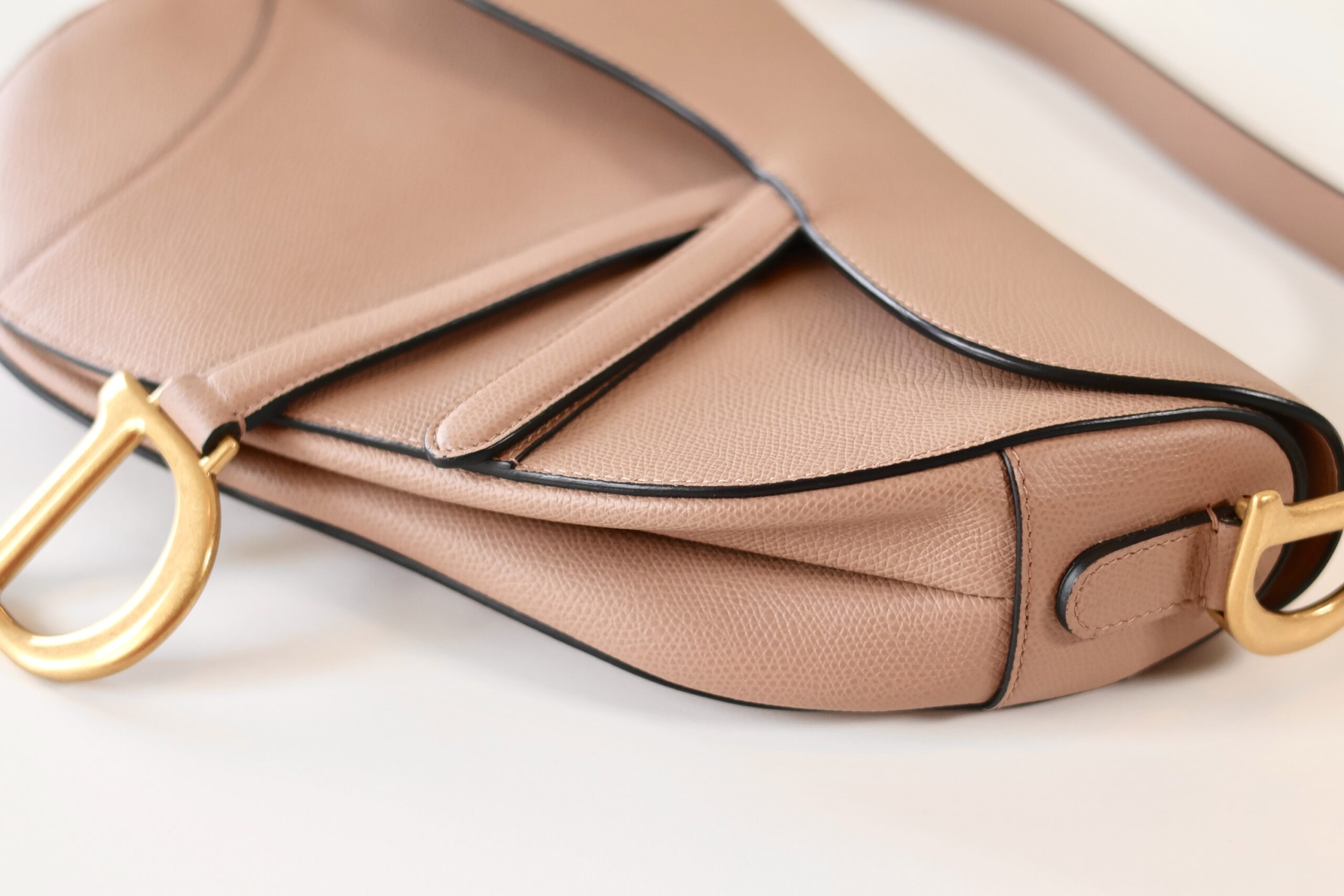 Dior saddle bag medium blush - Image 8